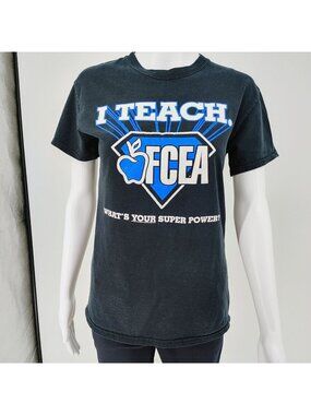 Fayette County Education Association "I Teach" Lexington, KY T-Shirt (S) *Fair*